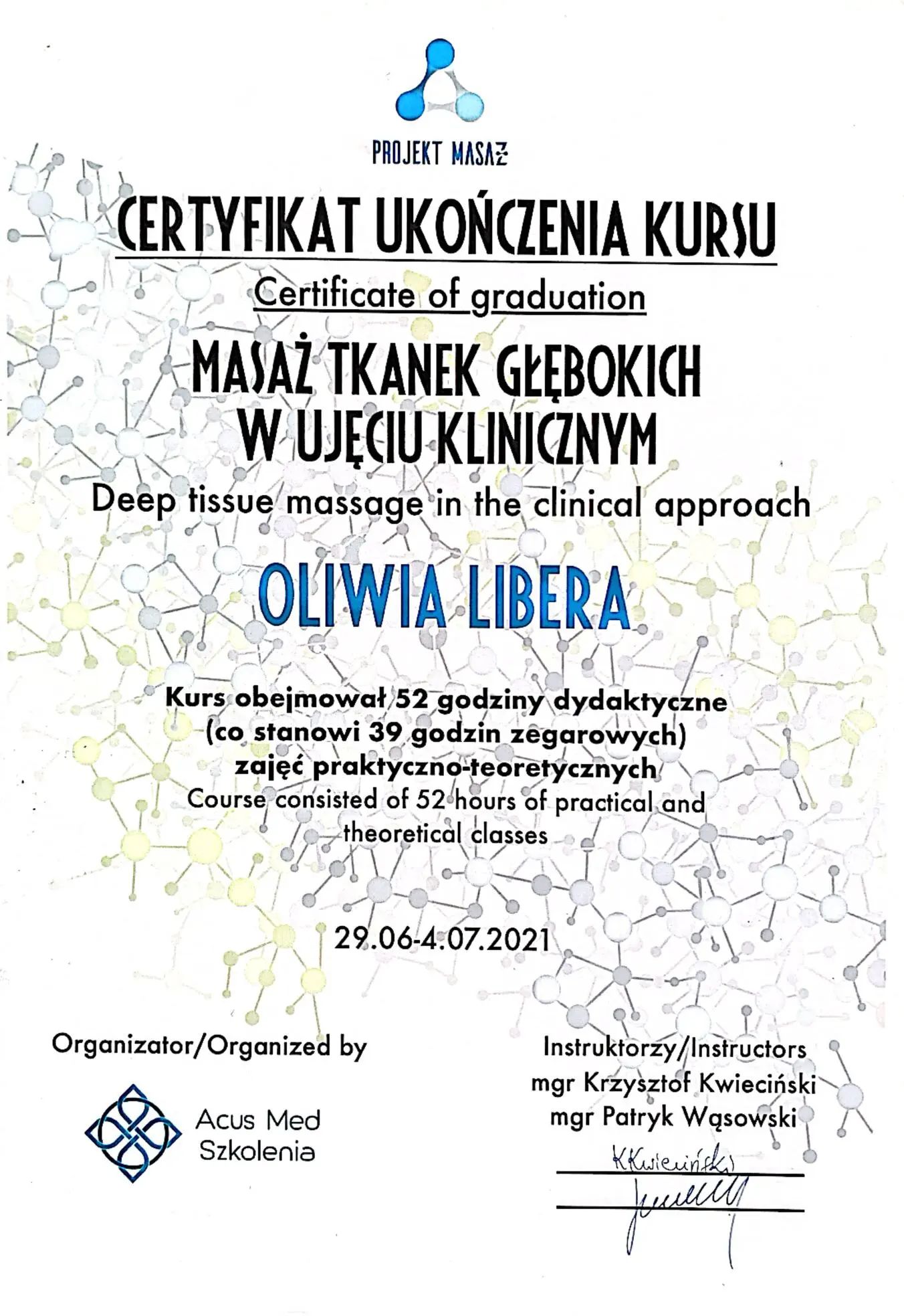 Masaż tkanek głębokich w ujęciu Klinicznym