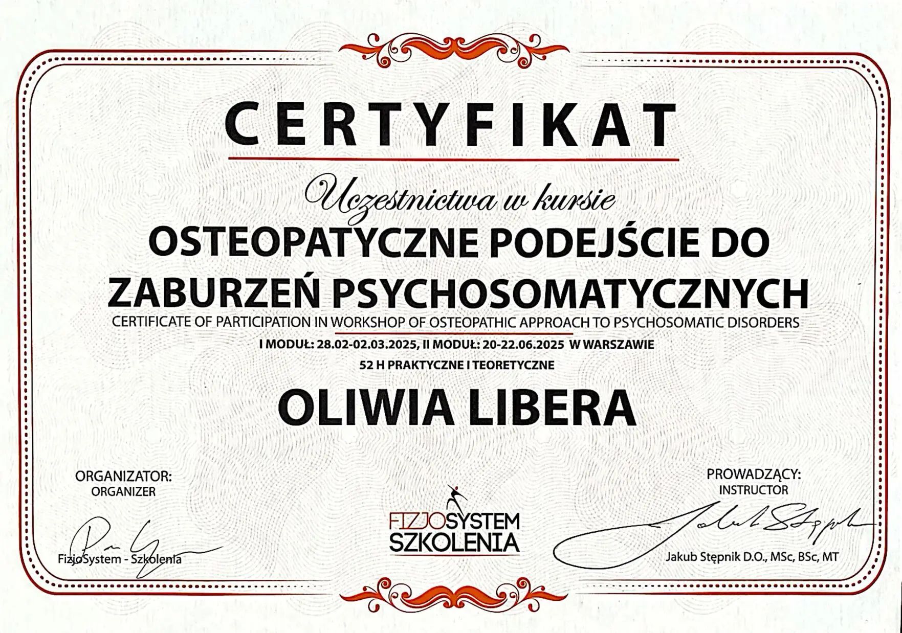 Osteopatyczne podejście do zaburzeń psychosomatycznych